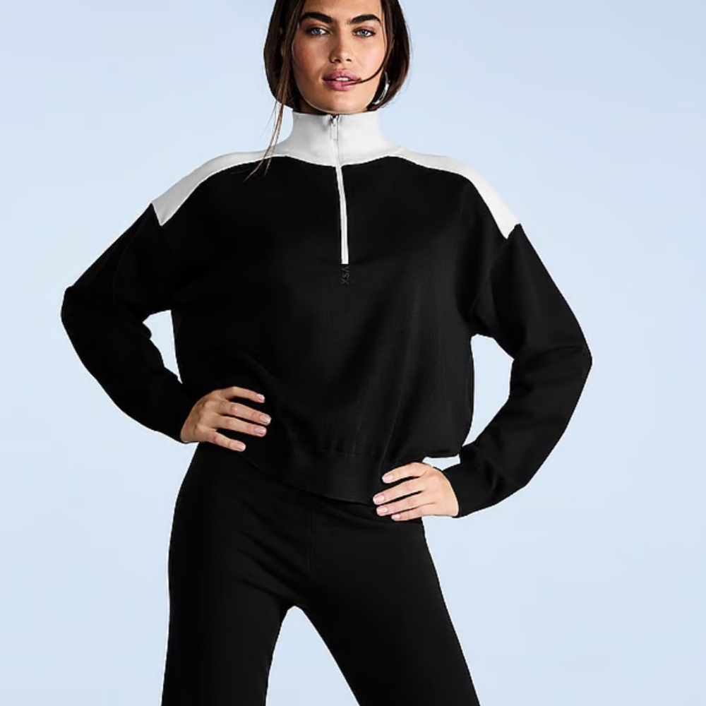 VSX Colorblock Knit Half-Zip Sweater